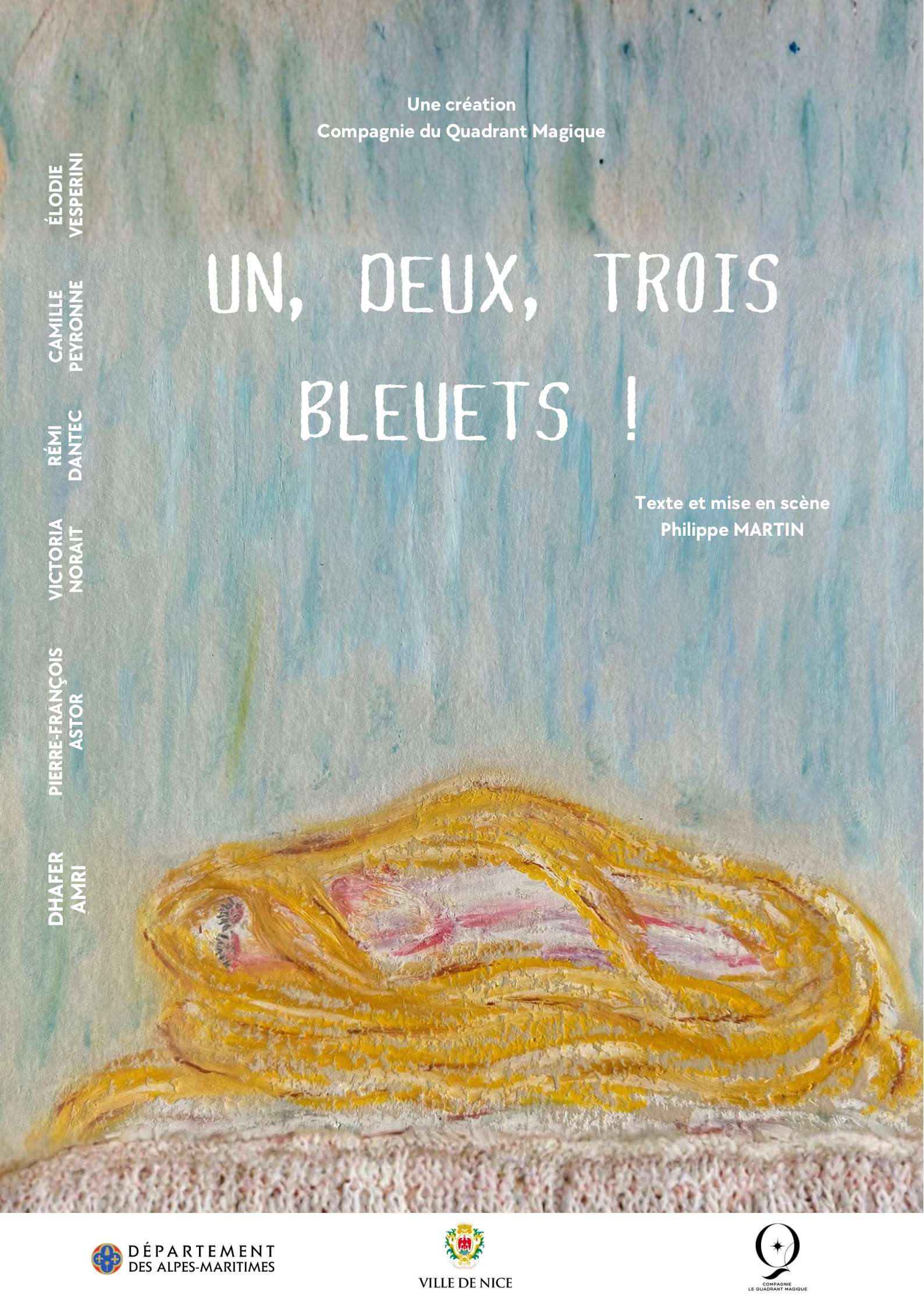 Affiche Un, Deux, Trois Bleuets